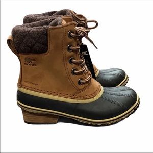 Sorel Slimpack II Lace Waterproof Winter Duck Boot Size 5.5 NWOT